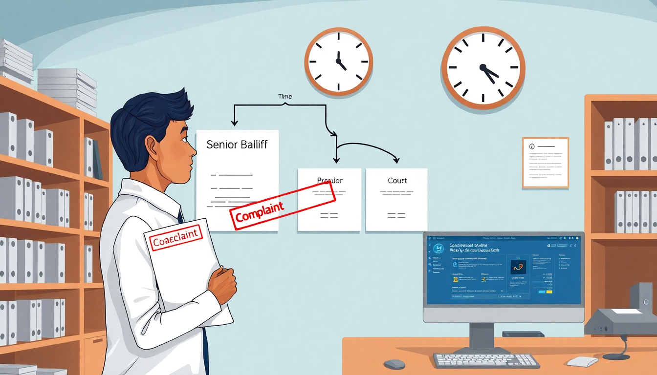 Иллюстрация процесса обжалования действий судебных приставов через иерархию органов